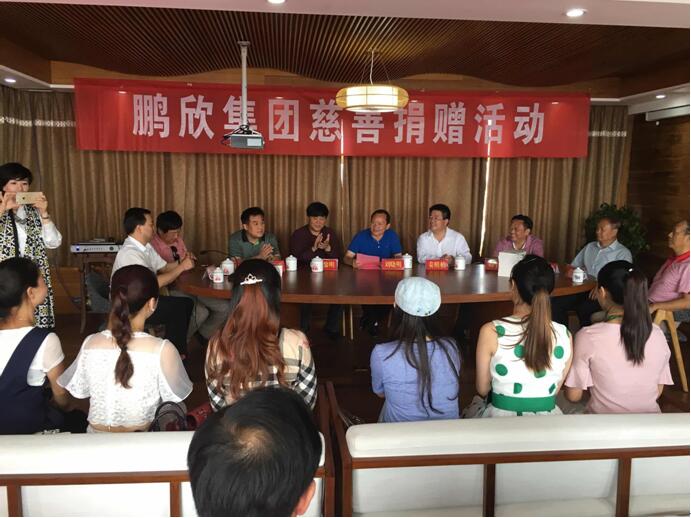 溆浦县:上海鹏欣集团捐款100万元