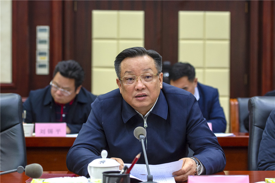 市委书记,市委党史学习教育领导小组组长雷绍业汇报怀化市党史学习