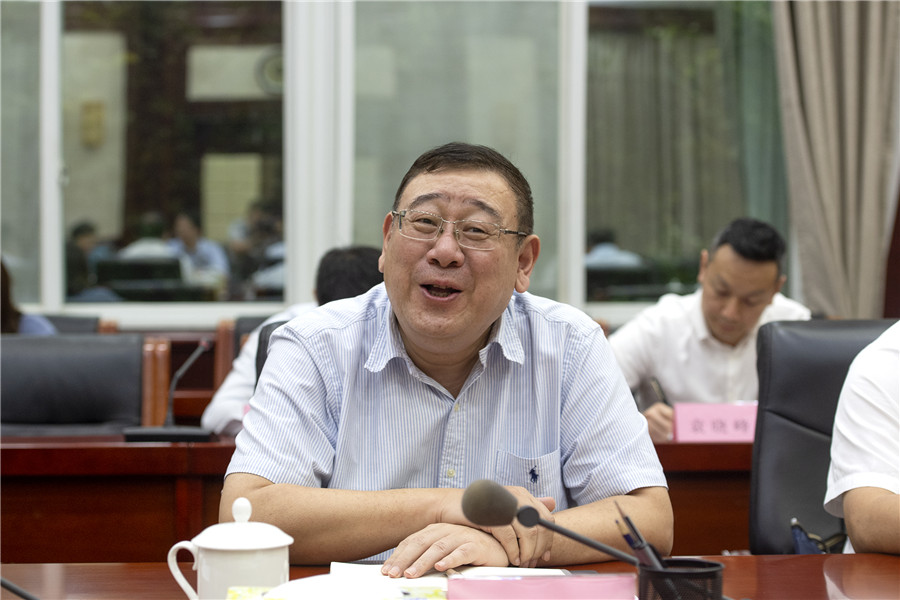 加强深度合作 共推"三高四新" 雷绍业与孟庆强座谈