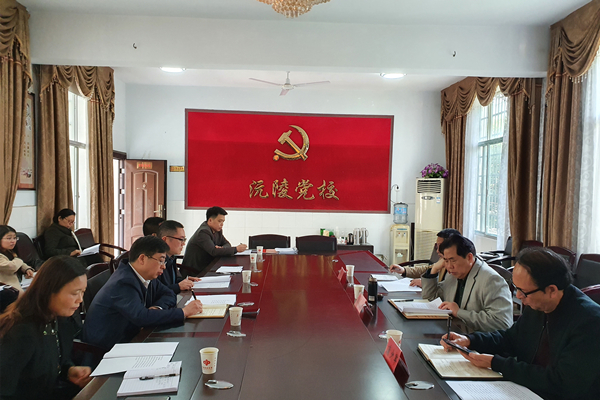 市委党史学习教育指导组到沅陵县民政局指导工作