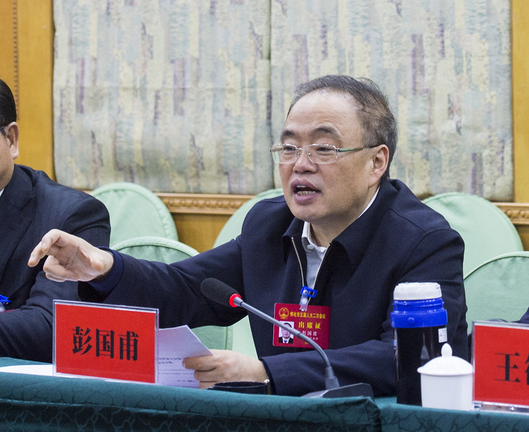 彭国甫参加中方县洪江市代表团审议